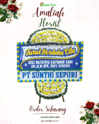 Papan Bunga Duka di Manutapen